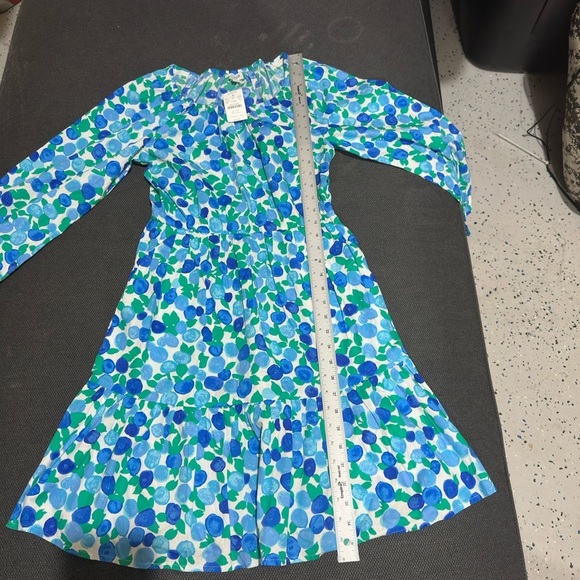 J. Crew Blue 3/4 Sleeve Bishop Sundress - Picture 8 of 8